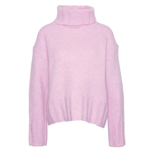 Barbour Womens Anita Knitted Jumper Lavender Haze - Parasol Store