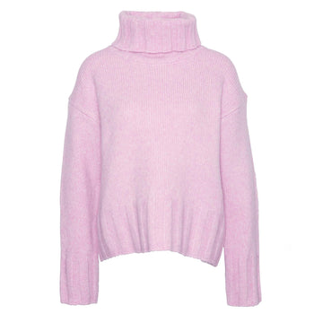 Barbour Womens Anita Knitted Jumper Lavender Haze - Parasol Store