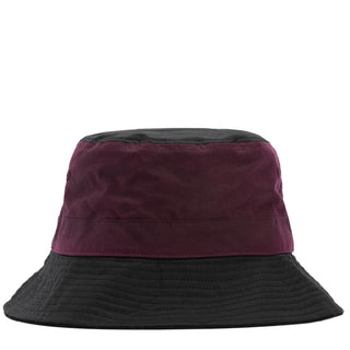 Barbour Womens Brackley Waxed Bucket Hat Merlot/Black