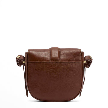 Barbour Womens Elm Leather Crossbody Bag Brown