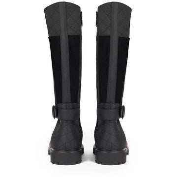 Barbour Womens Fareham Knee-High Boots Black