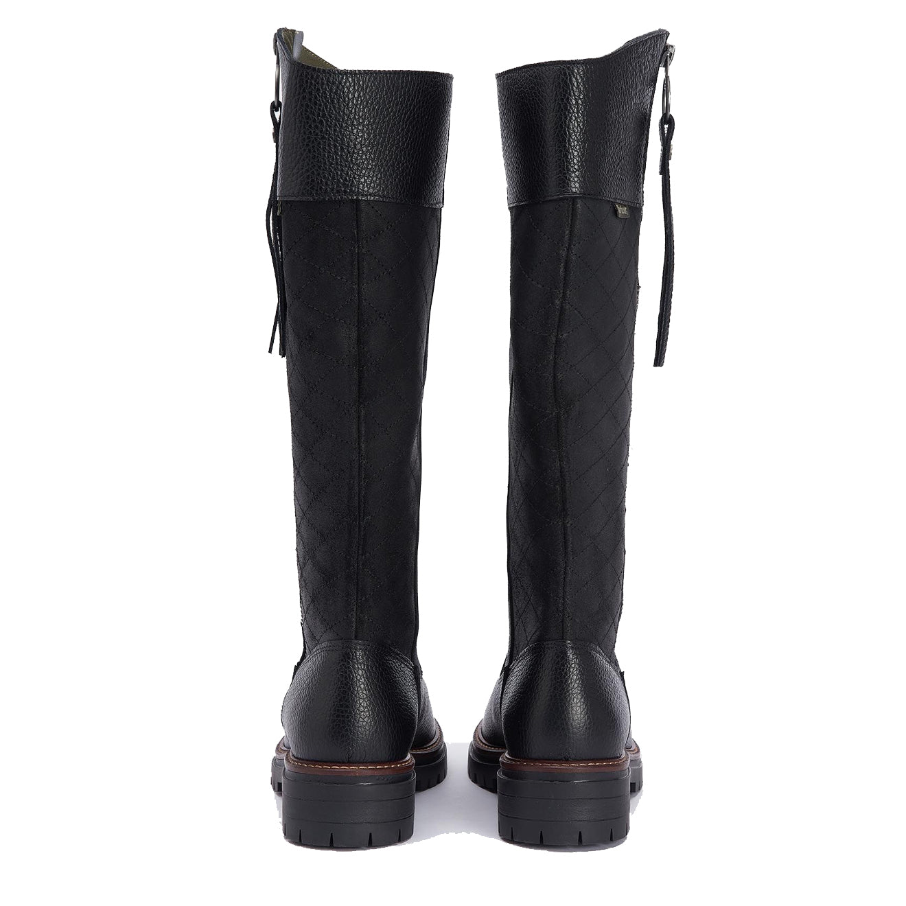 Barbour Womens Ingrid Tall Boot Black - Parasol Store