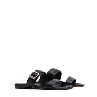 Barbour Womens Louise Flat Sandal Black - Parasol Store