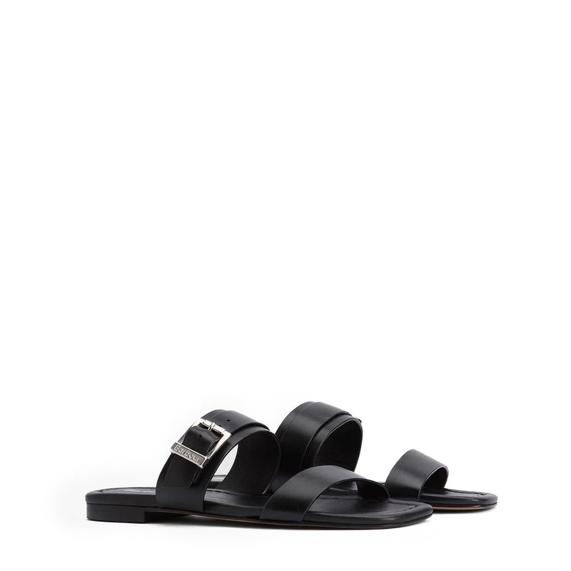 Barbour Womens Louise Flat Sandal Black
