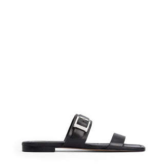 Barbour Womens Louise Flat Sandal Black - Parasol Store