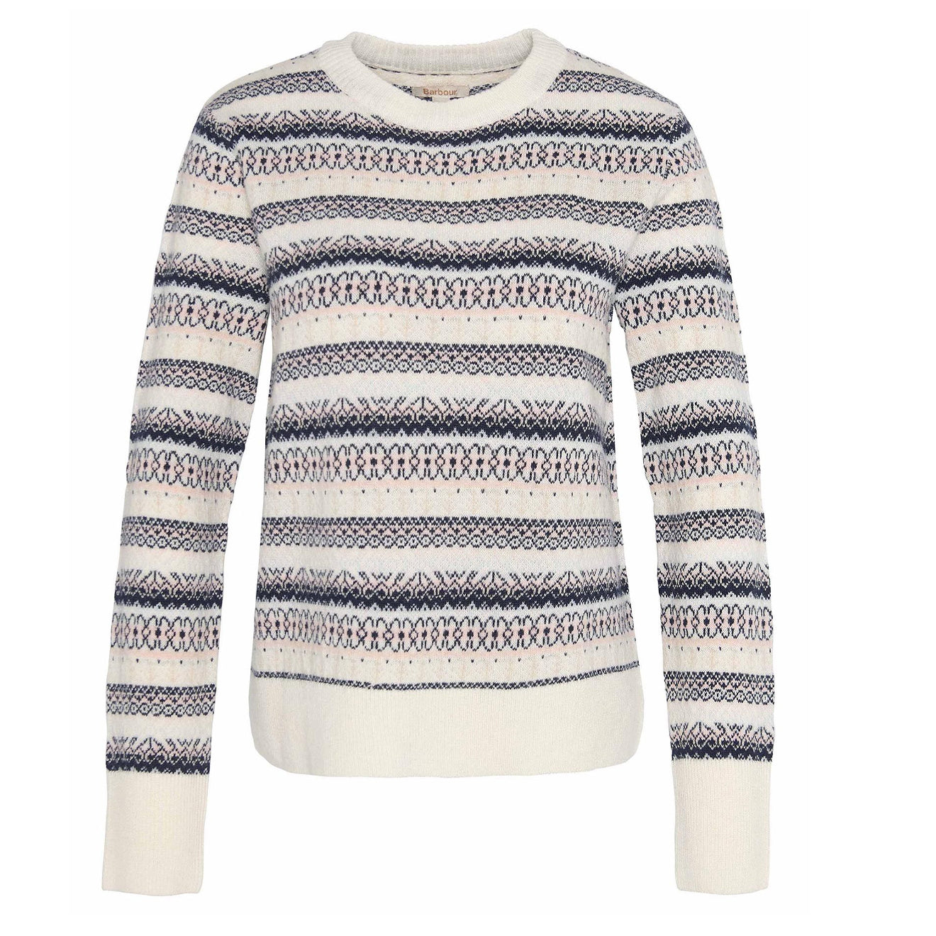 Barbour Womens Peak Knitted Jumper Multi - Parasol Store