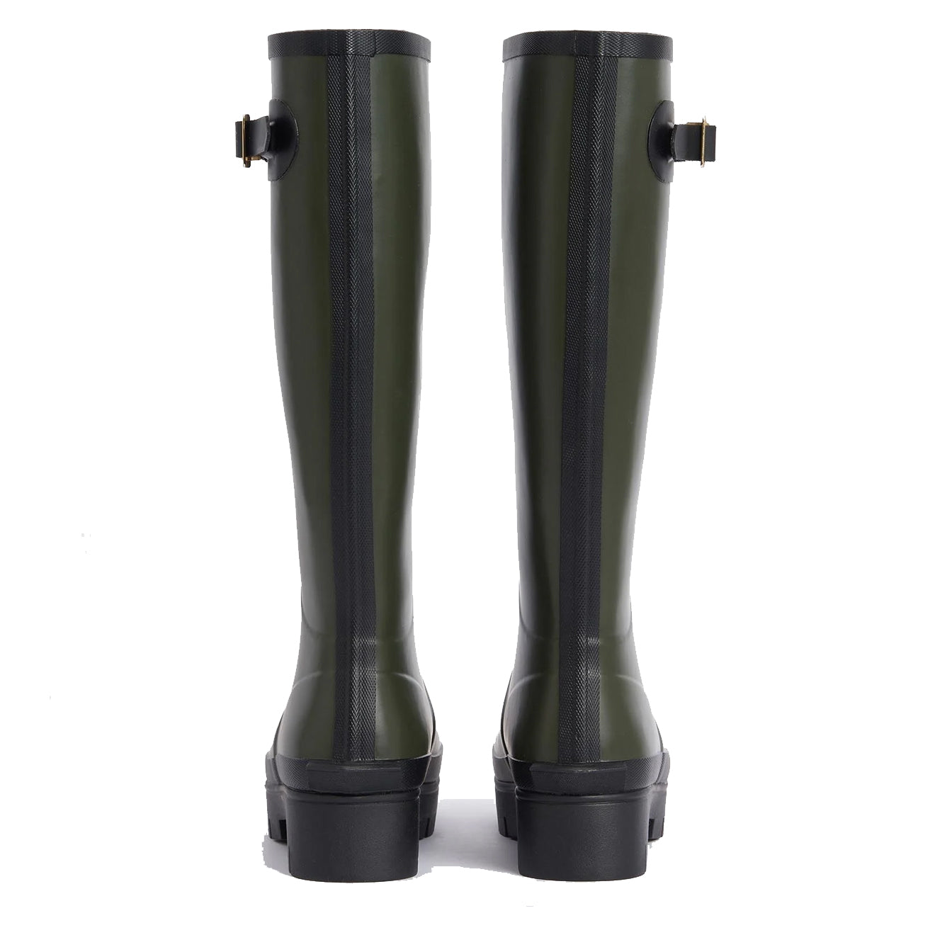 Barbour Womens Snowdon Tall Welly Olive/Black - Parasol Store