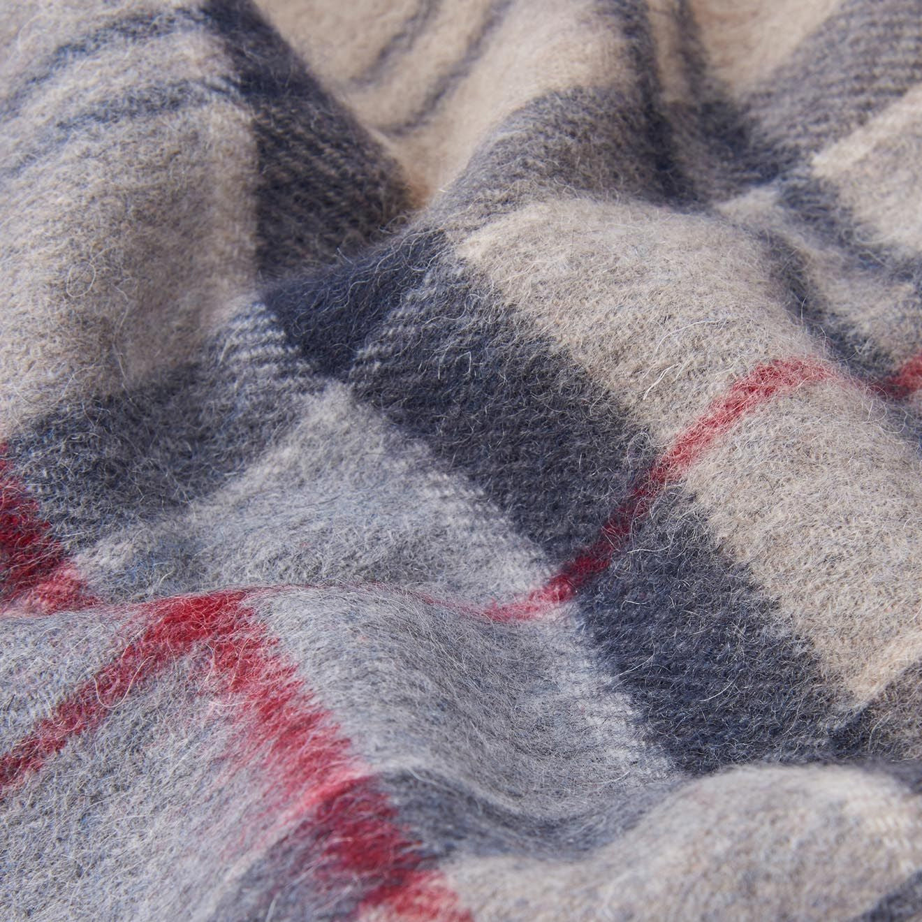 Barbour Wool Cashmere Tartan Scarf Dress - Parasol Store