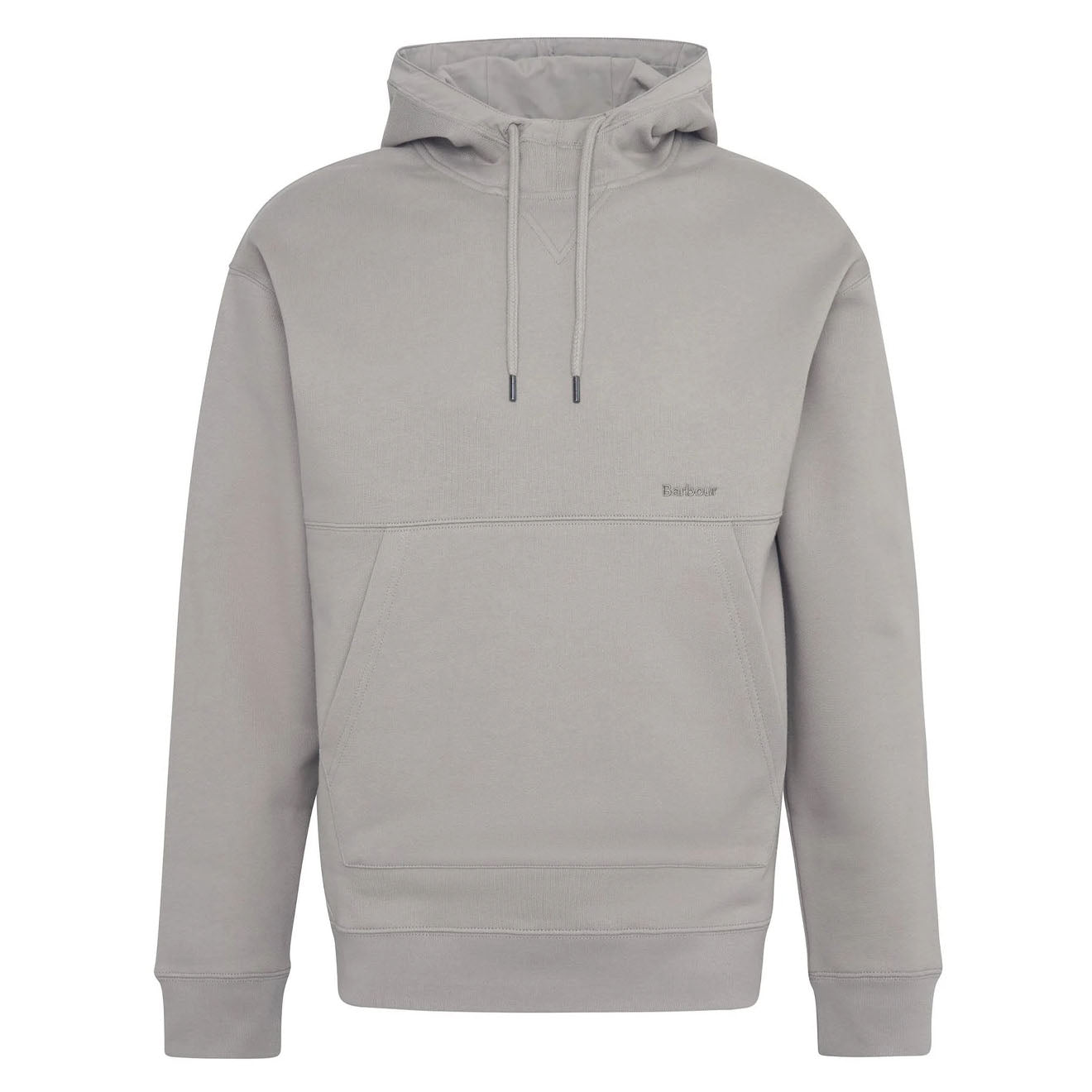 Barbour Yalding Hooded Sweatshirt Concrete - Parasol Store