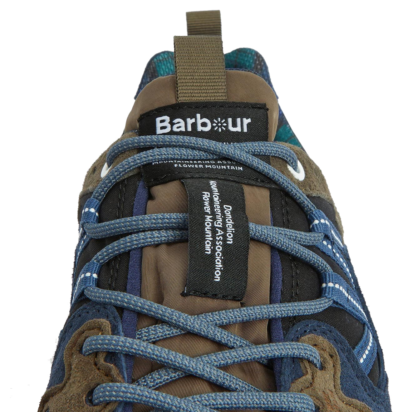 Barbour x Flower Mountain Yamano 3 Trainer Navy / Olive - Parasol Store