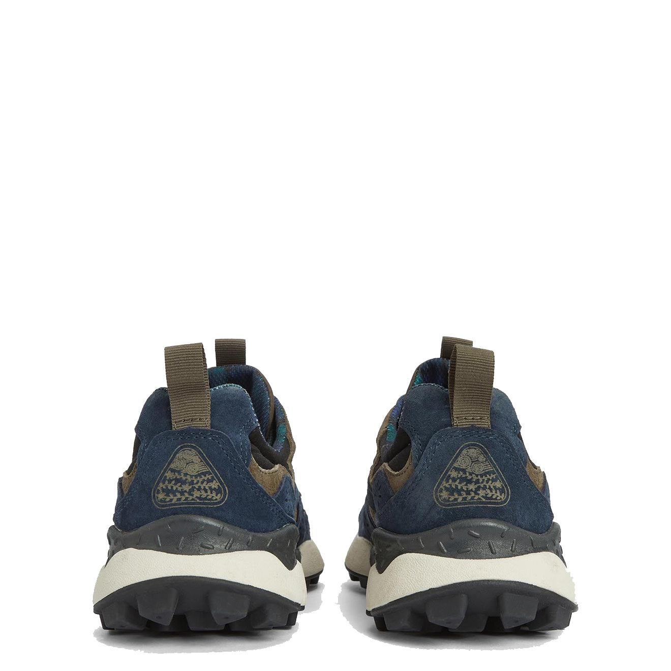 Barbour x Flower Mountain Yamano 3 Trainer Navy / Olive - Parasol Store