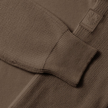Belstaff Aspect Crewneck Jumper Major Brown - Parasol Store