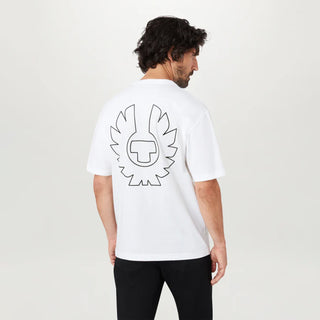 Belstaff Border T-Shirt White - Parasol Store