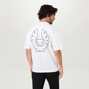 Belstaff Border T-Shirt White - Parasol Store