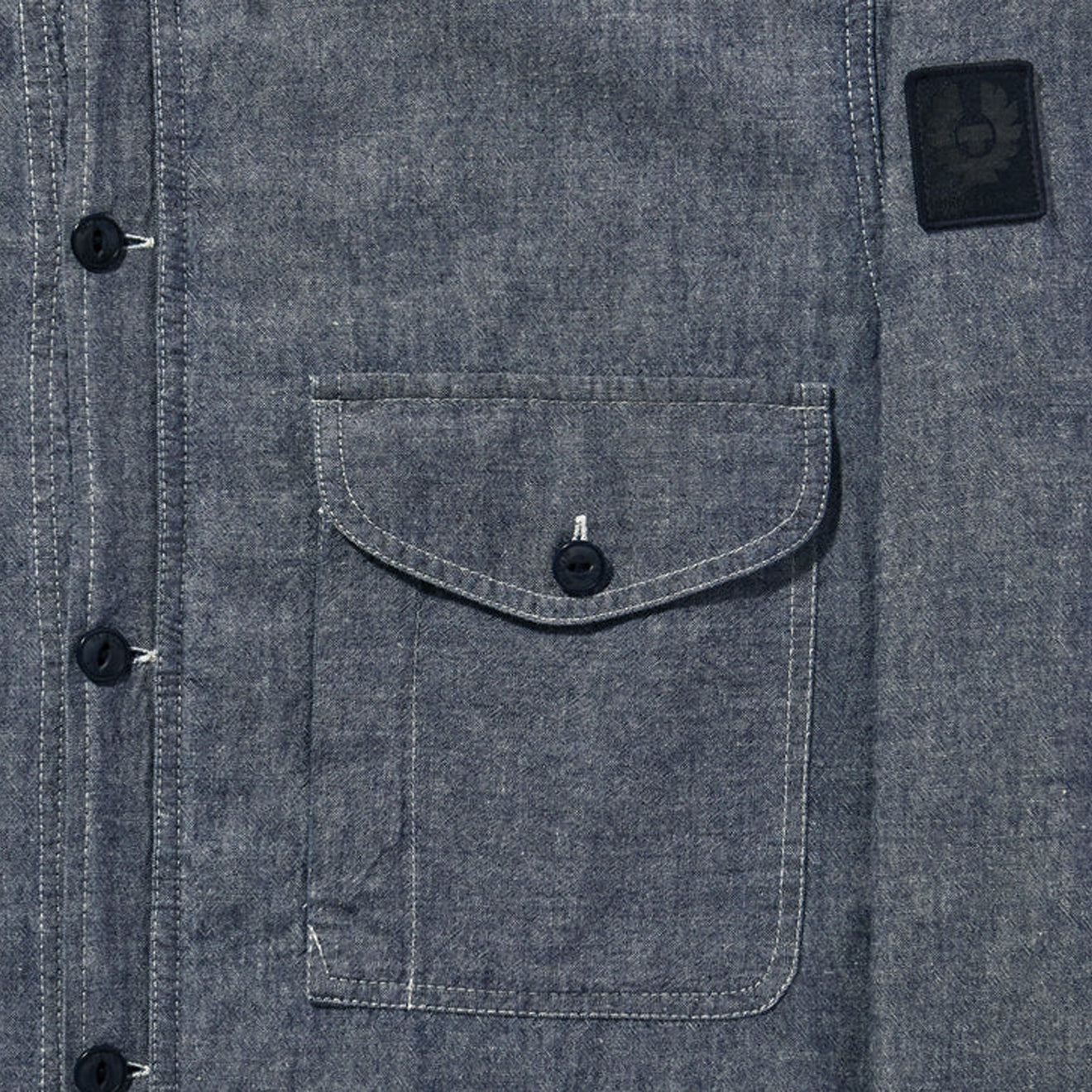 Belstaff CS60 Overshirt Chambray - Parasol Store