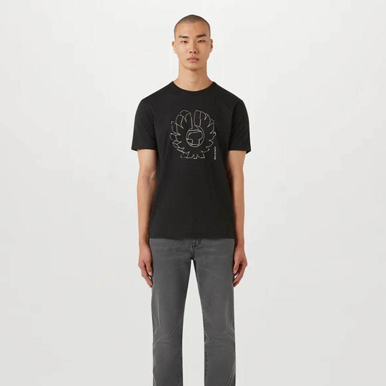 Belstaff Deconstructed Phoenix Graphic T-Shirt Black - Parasol Store