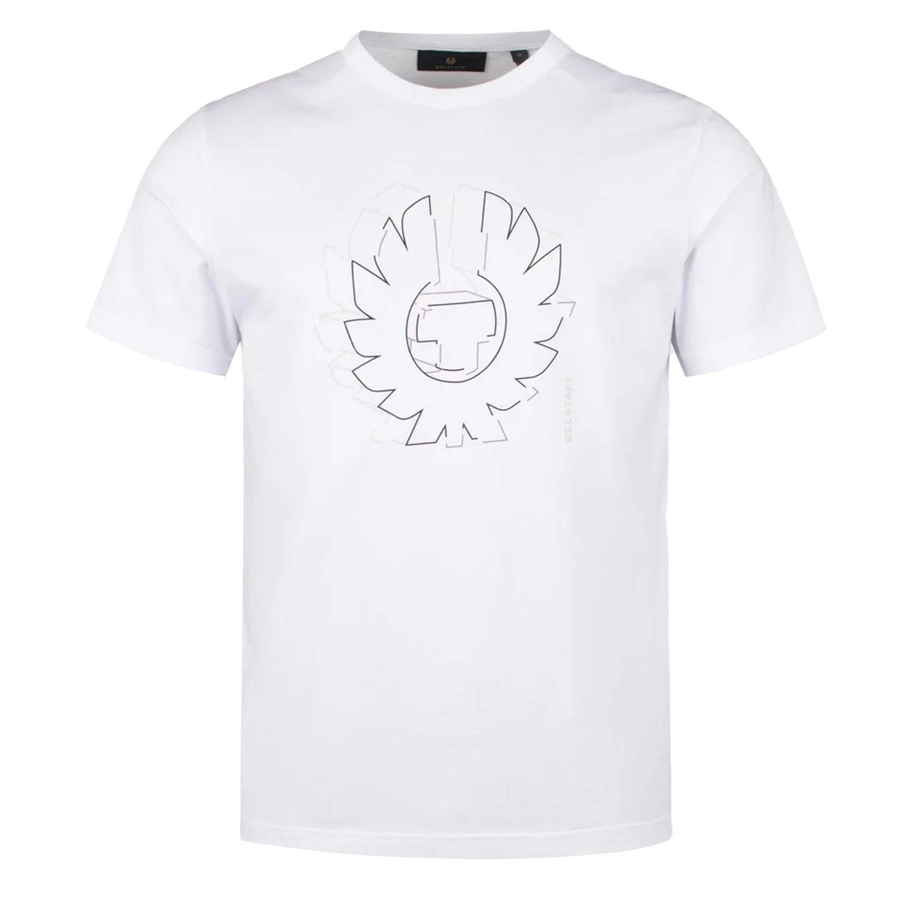 Belstaff Deconstructed Phoenix Graphic T-Shirt White - Parasol Store