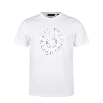 Belstaff Deconstructed Phoenix Graphic T-Shirt White - Parasol Store