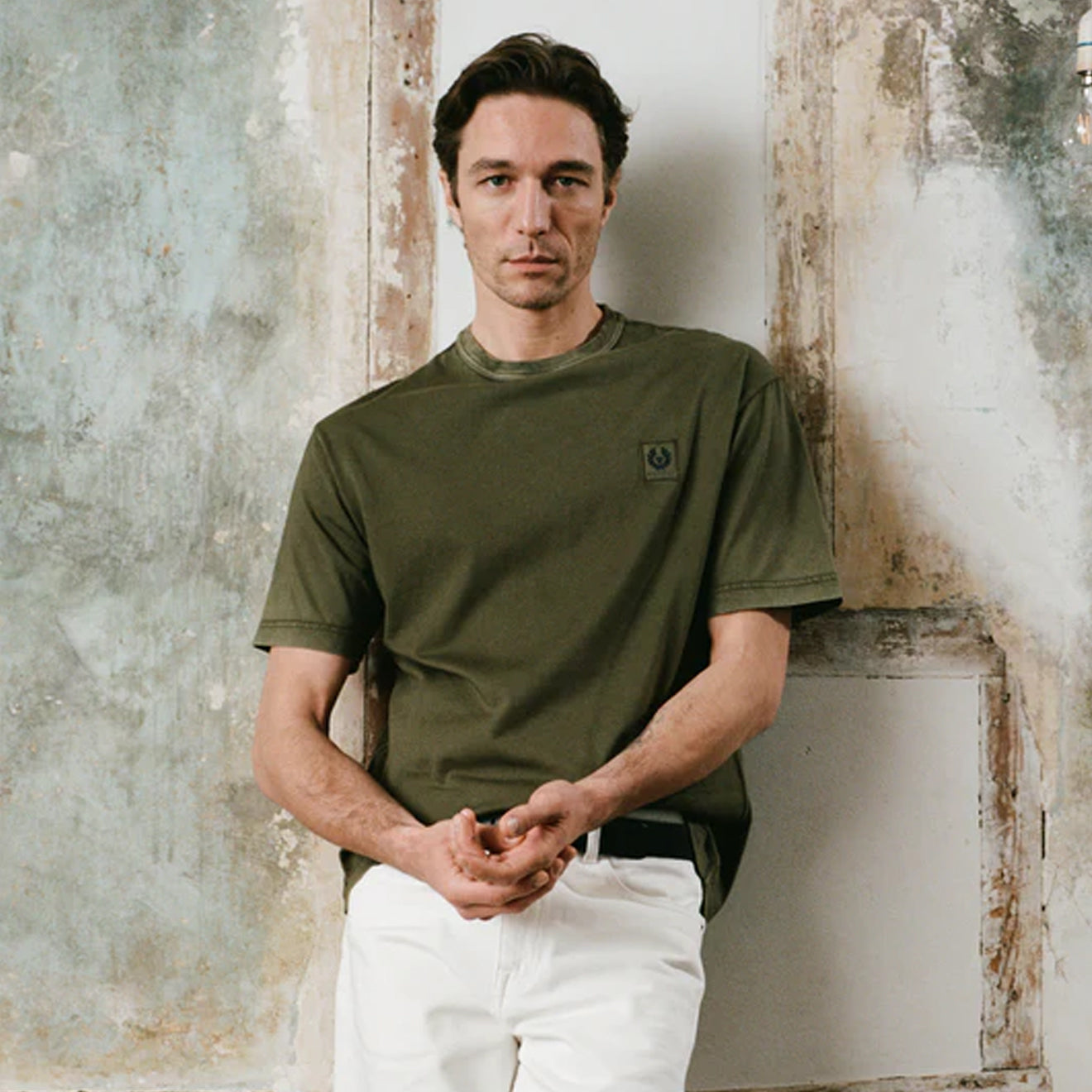 Belstaff Hockley T-Shirt Surplus Green - Parasol Store