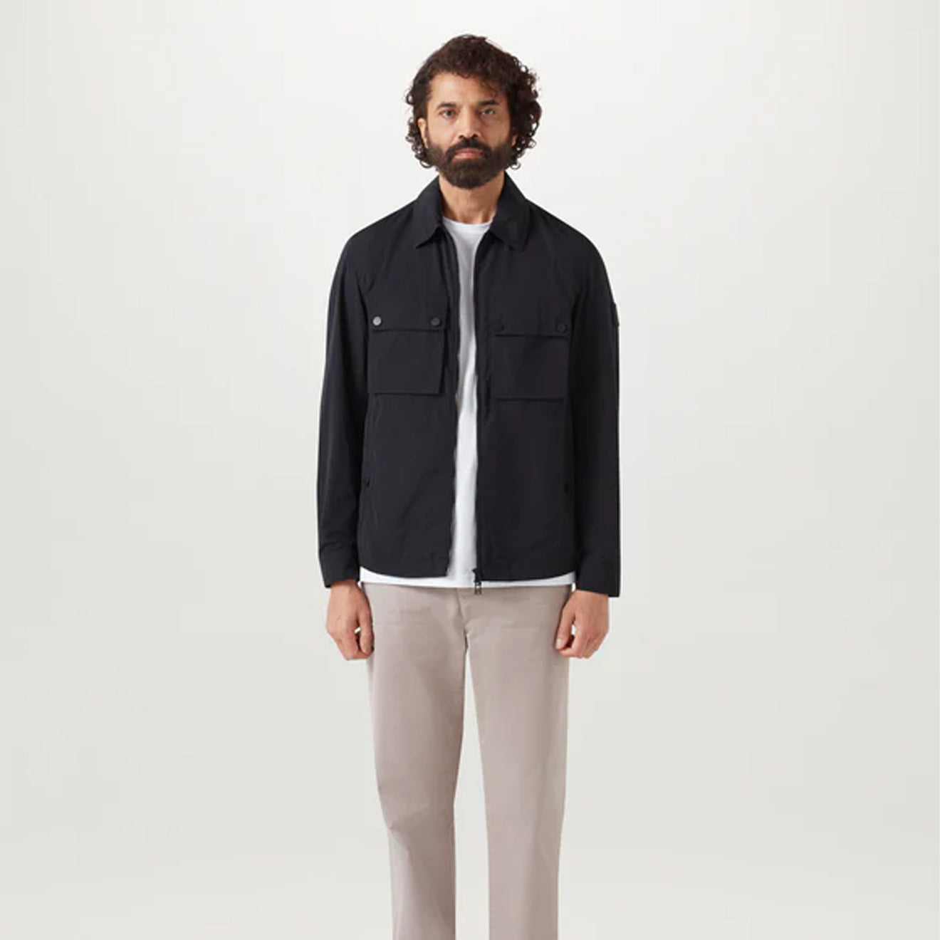 Belstaff Tourer Overshirt Black - Parasol Store