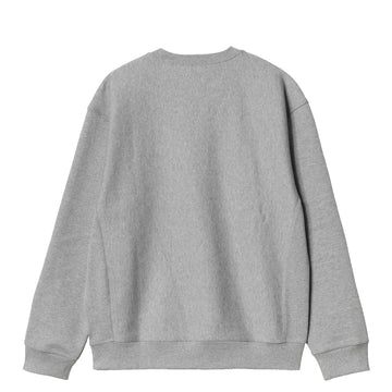 Carhartt WIP American Script Sweat Grey Heather - Parasol Store