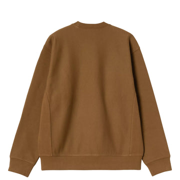 Carhartt WIP American Script Sweat Hamilton Brown - Parasol Store