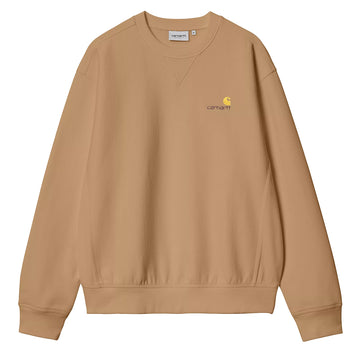 Carhartt WIP American Script Sweat Peanut - Parasol Store