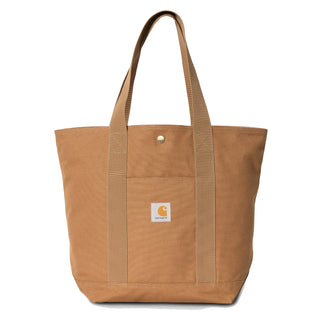 Carhartt WIP Canvas Tote Hamilton Brown Rinsed - Parasol Store