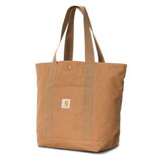 Carhartt WIP Canvas Tote Hamilton Brown Rinsed - Parasol Store