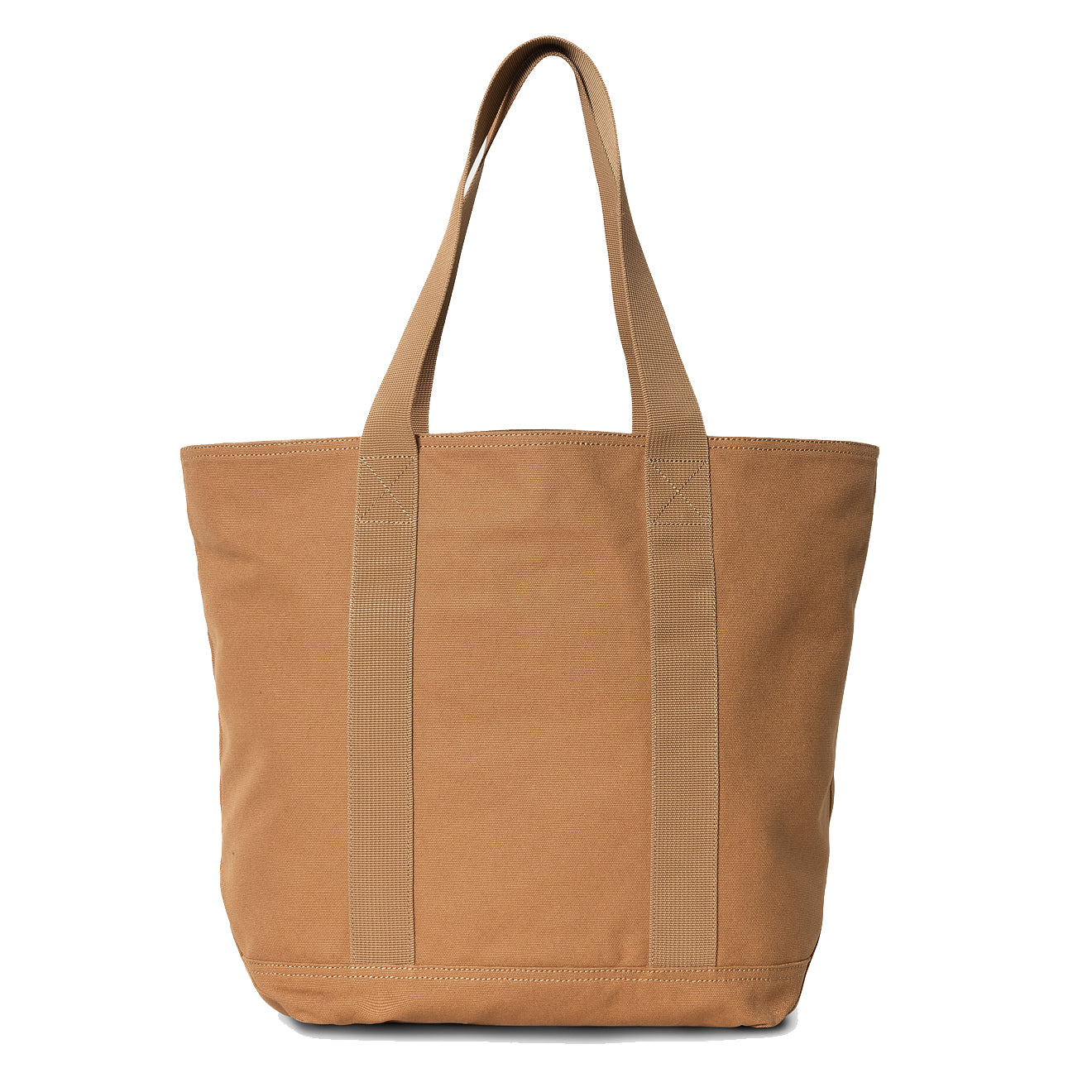 Carhartt WIP Canvas Tote Hamilton Brown Rinsed - Parasol Store