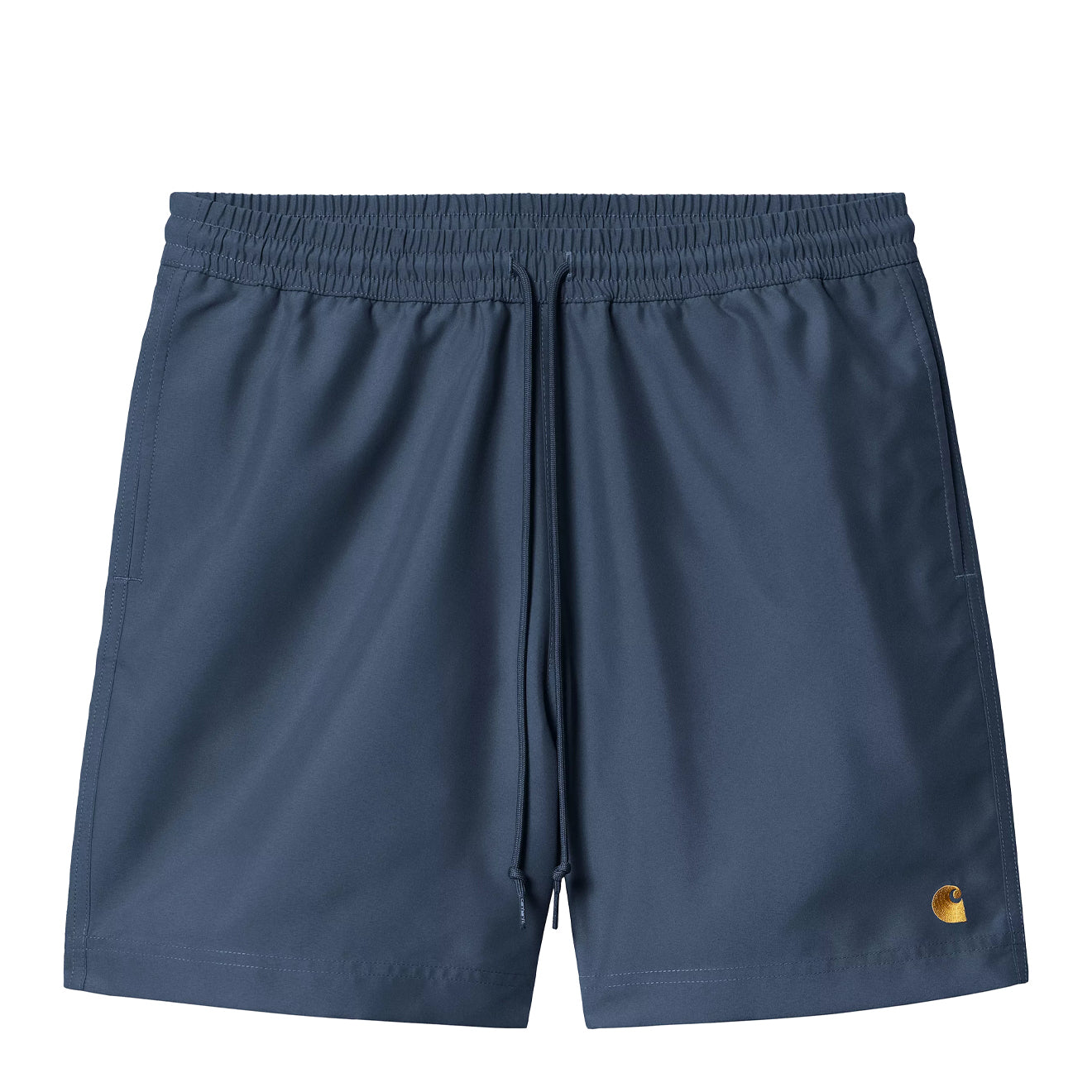 Carhartt WIP Chase Swim Trunks Dusky Blue / Gold