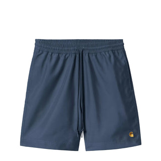 Carhartt WIP Chase Swim Trunks Dusky Blue / Gold - Parasol Store