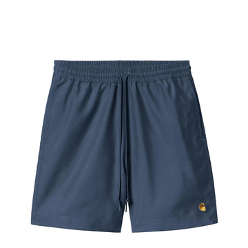 Carhartt WIP Chase Swim Trunks Dusky Blue / Gold - Parasol Store