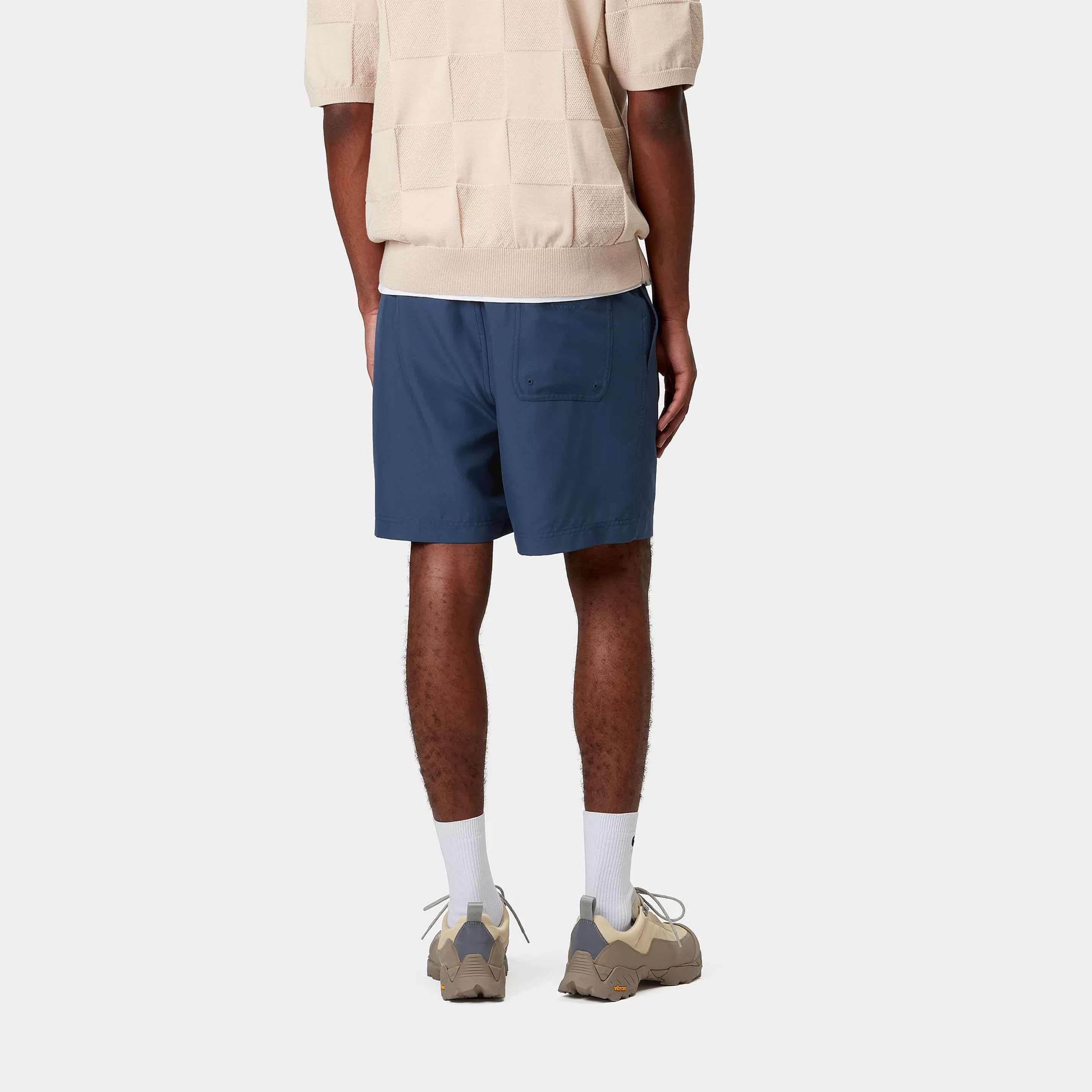 Carhartt WIP Chase Swim Trunks Dusky Blue / Gold