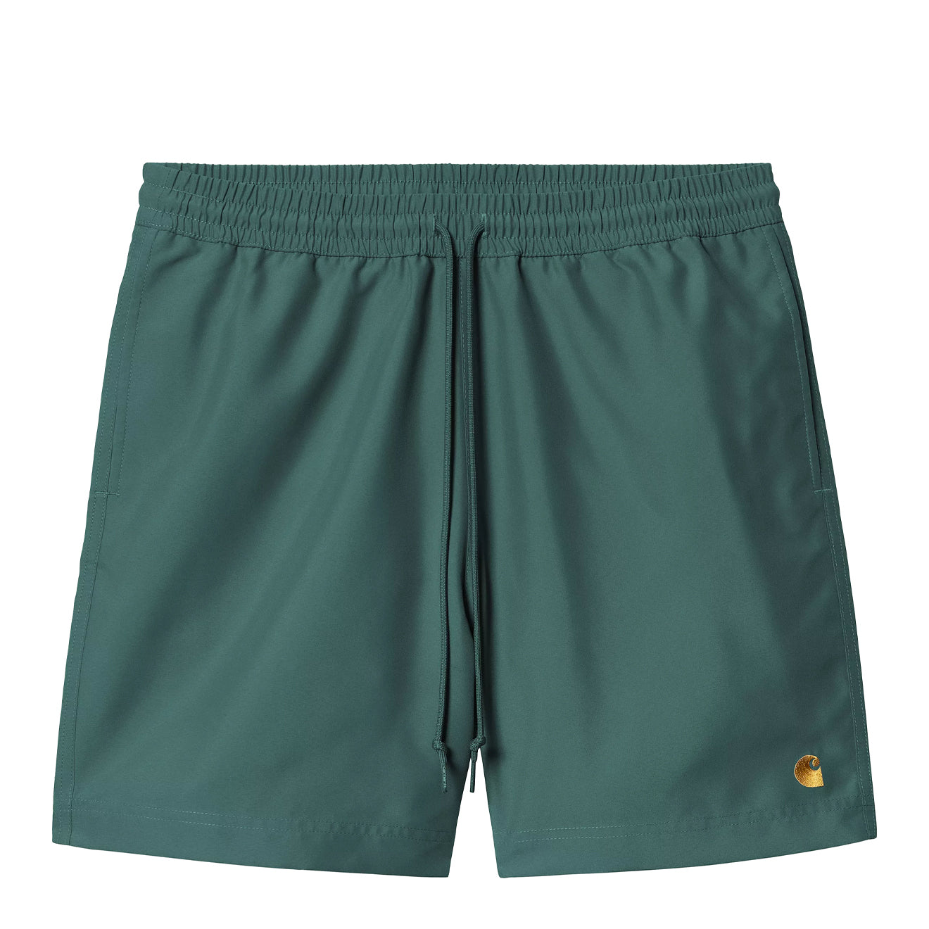Carhartt WIP Chase Swim Trunks Rainforest / Gold