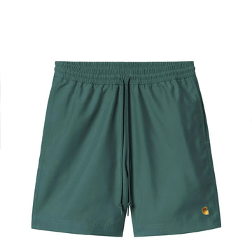 Carhartt WIP Chase Swim Trunks Rainforest / Gold - Parasol Store