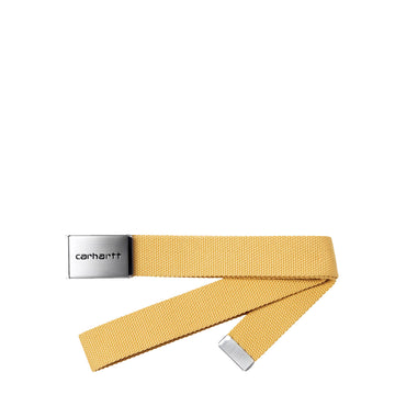 Carhartt WIP Clip Belt Chrome Air Yellow - Parasol Store
