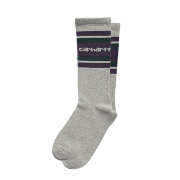 Carhartt WIP Connors Socks Grey Heather / Lakers / Dark Fir - Parasol Store