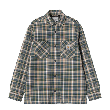 Carhartt WIP Cronyn Shirt Jac Cronyn Check Dark Navy - Parasol Store