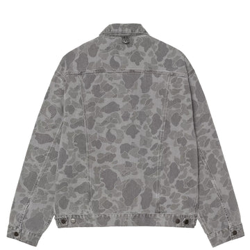 Carhartt WIP Duck Helston Jacket Camo Duck Black Heavy Bleached - Parasol Store