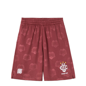 Carhartt WIP Harttes Football Short Heart Train Jacquard / Mulberry - Parasol Store