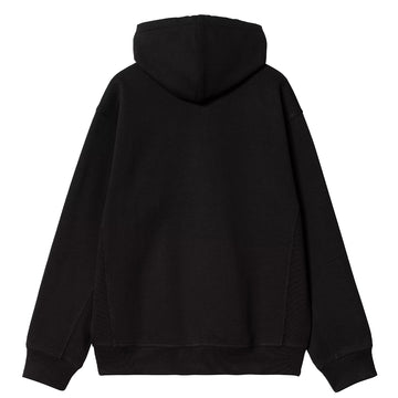 Carhartt WIP Hooded American Script Jacket Black - Parasol Store