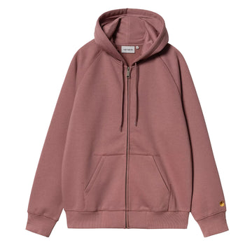 Carhartt WIP Hooded Chase Jacket Dusky Pink / Gold - Parasol Store