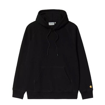 Carhartt WIP Hooded Chase Sweatshirt Black / Gold - Parasol Store