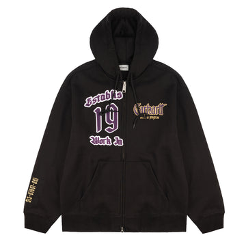 Carhartt WIP Hooded Dual Sweat Jacket Black - Parasol Store