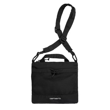 Carhartt WIP Irwin Shoulder Bag Black / Black / White - Parasol Store