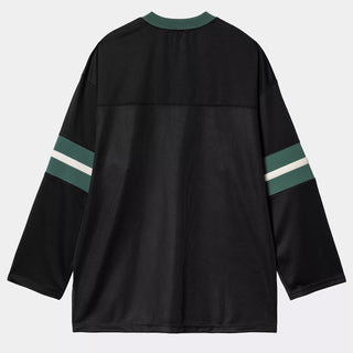 Carhartt WIP L/S Detroit Mesh T-Shirt Black / Conifer / Wax - Parasol Store