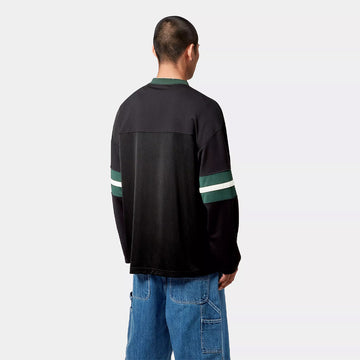 Carhartt WIP L/S Detroit Mesh T-Shirt Black / Conifer / Wax - Parasol Store