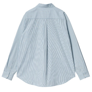 Carhartt WIP L/S Notus Shirt Bova Stripe / Bluebird - Parasol Store