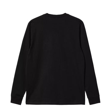 Carhartt WIP L/S Pocket T-Shirt Black - Parasol Store